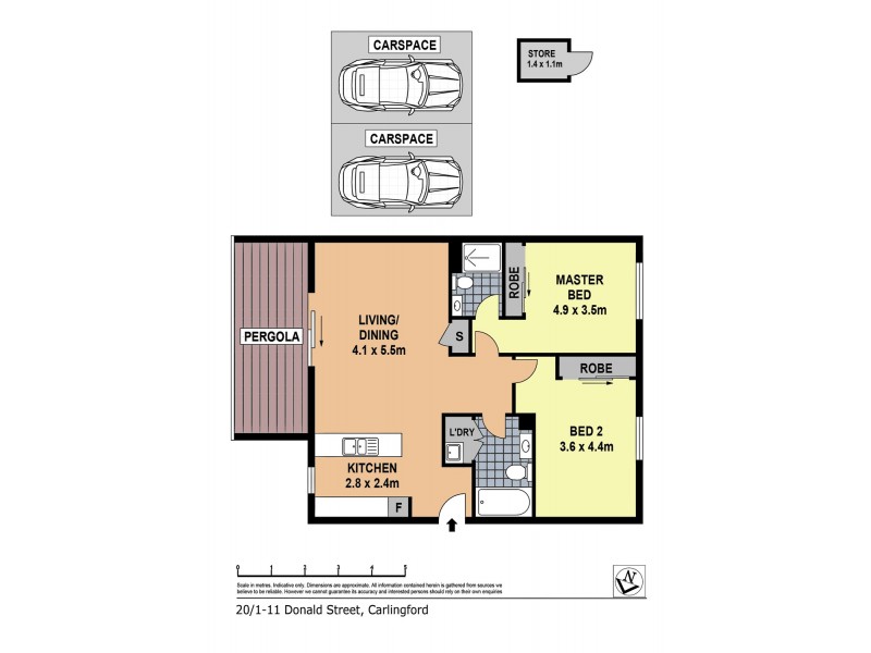 20/1-11 Donald Street, Carlingford NSW 2118 Floorplan