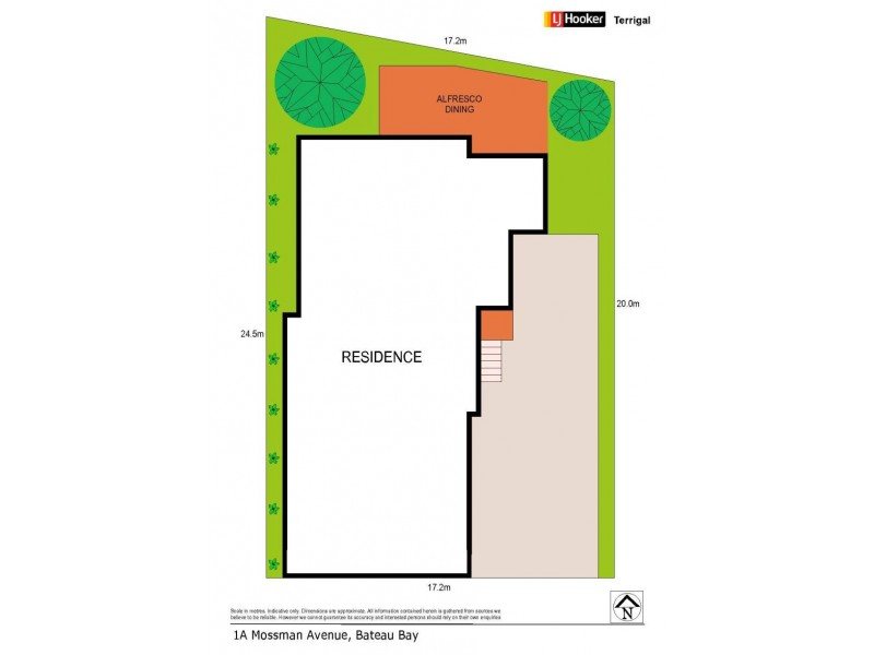 2/1 Mossman Avenue, Bateau Bay NSW 2261 Floorplan