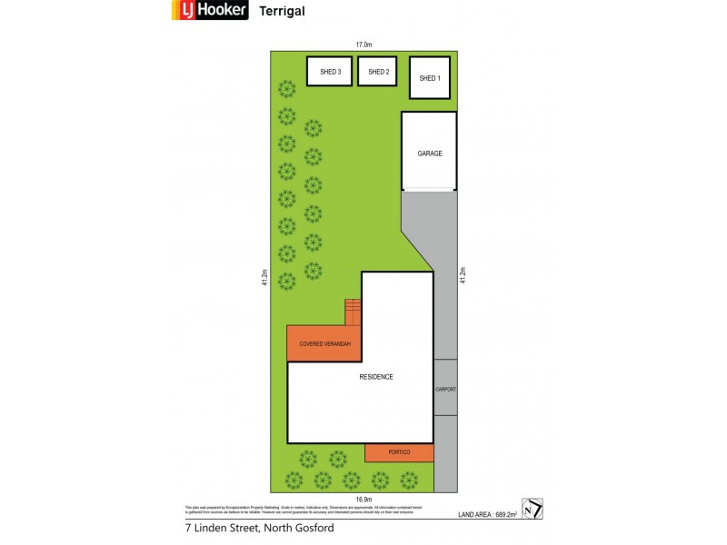 7 Linden Street, North Gosford NSW 2250 Floorplan