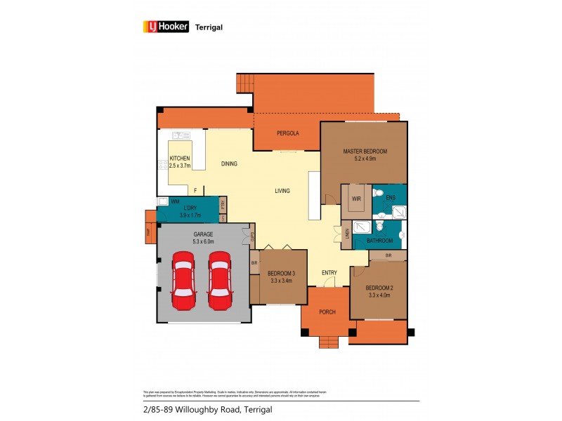 2/85-89 Willoughby Road, Terrigal NSW 2260 Floorplan