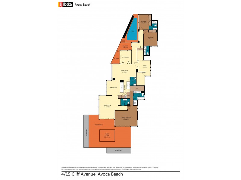 4/15 Cliff Avenue, Avoca Beach NSW 2251 Floorplan