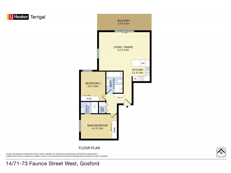 14/71 Faunce Street, Gosford NSW 2250 Floorplan