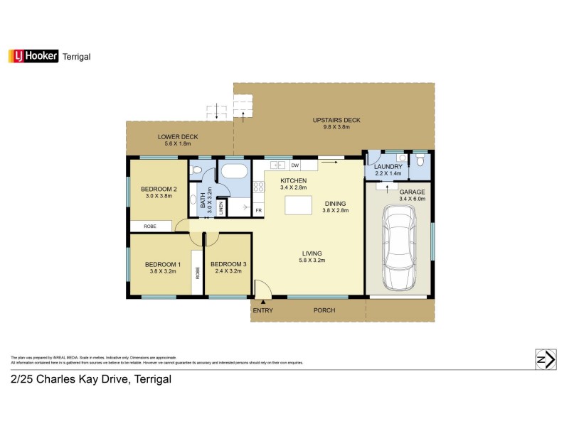 2/25 Charles Kay Drive, Terrigal NSW 2260 Floorplan