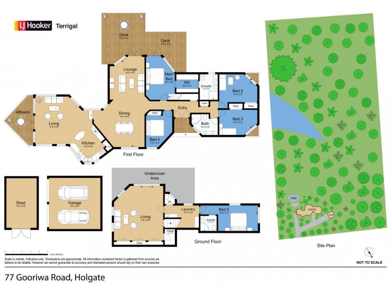 77 Gooriwa Road, Holgate NSW 2250 Floorplan