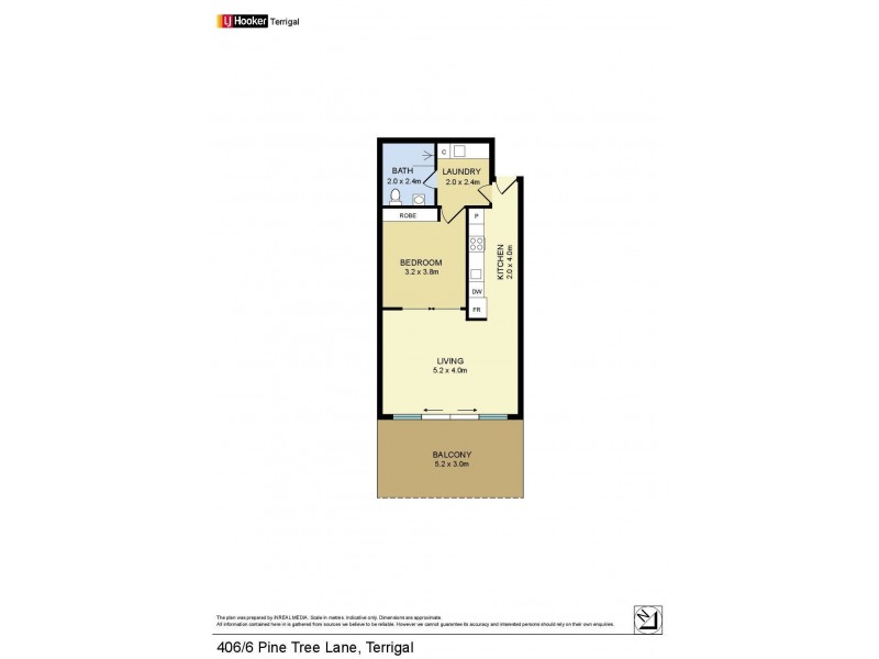 406/6 Pine Tree Lane, Terrigal NSW 2260 Floorplan