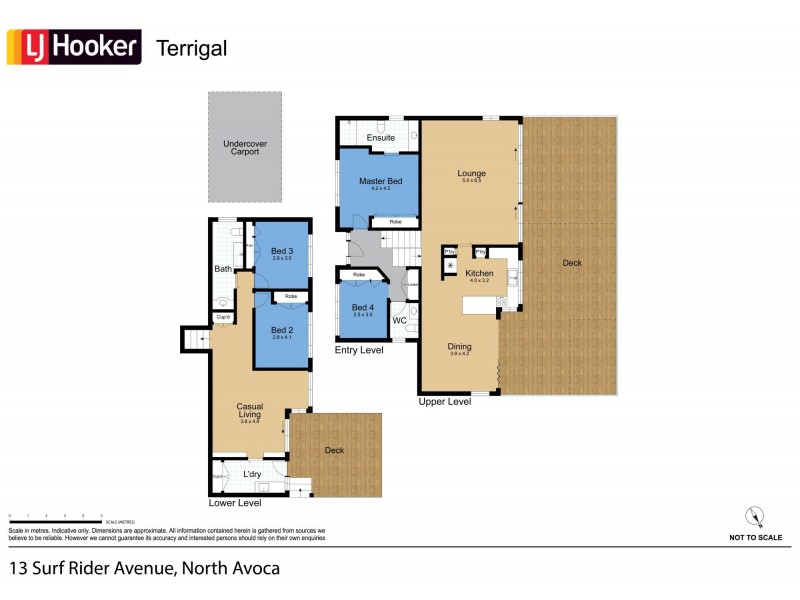 13 Surf Rider Avenue, North Avoca NSW 2260 Floorplan