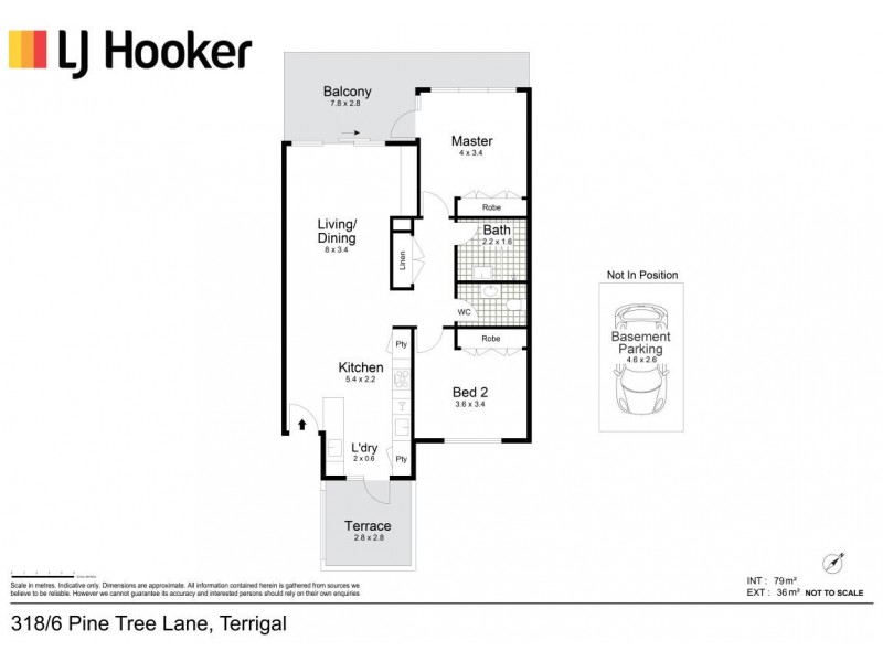 318/6 Pine Tree Lane, Terrigal NSW 2260 Floorplan