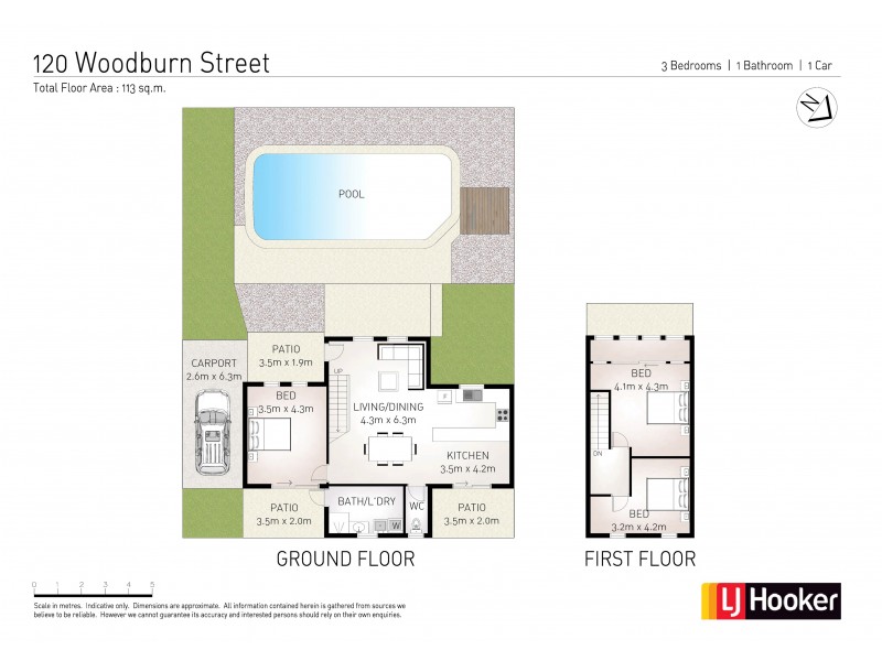 120 Woodburn Street, Evans Head NSW 2473 Floorplan