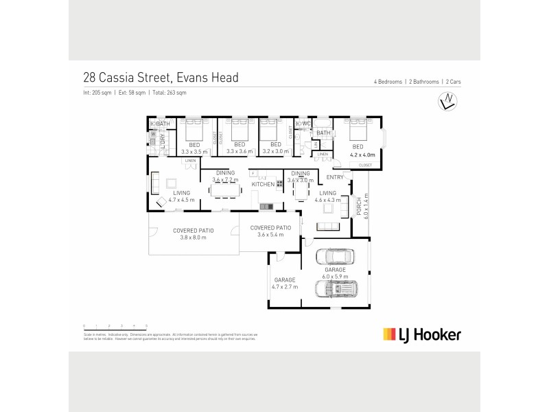 28 Cassia Street, Evans Head NSW 2473 Floorplan