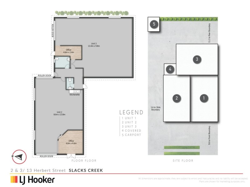 2 & 3/13 Herbert St, Slacks Creek QLD 4127