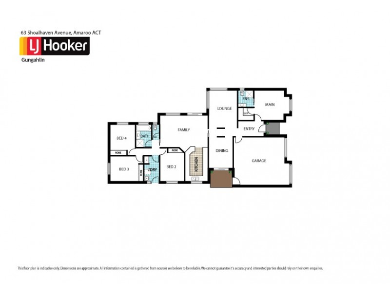 63 Shoalhaven Avenue, Amaroo ACT 2914 Floorplan