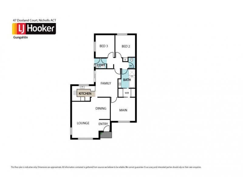 47 Dooland Court, Nicholls ACT 2913 Floorplan