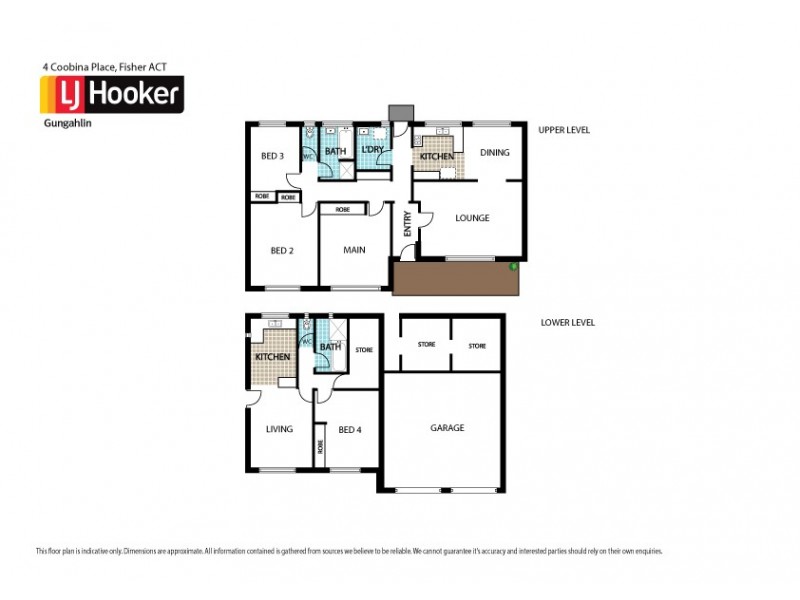 4 Coobina Place, Fisher ACT 2611 Floorplan