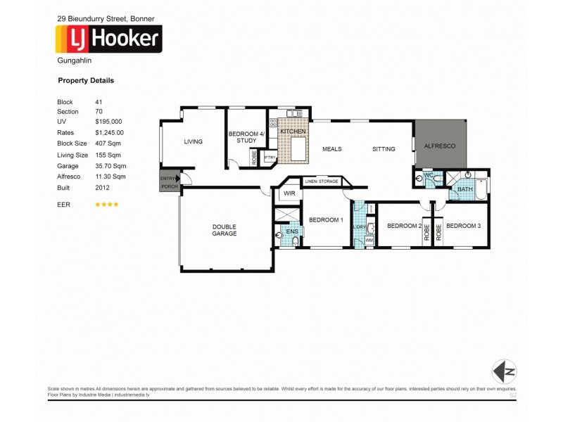 29 Bieundurry Street, Bonner ACT 2914 Floorplan