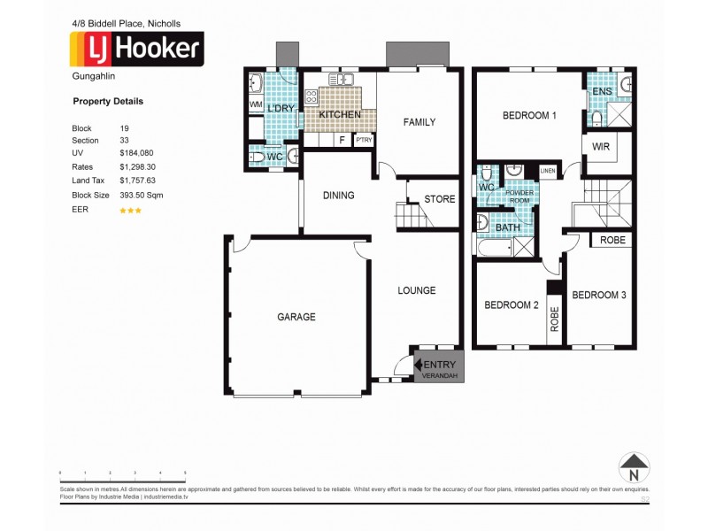 4/8 Biddell Place, Nicholls ACT 2913 Floorplan