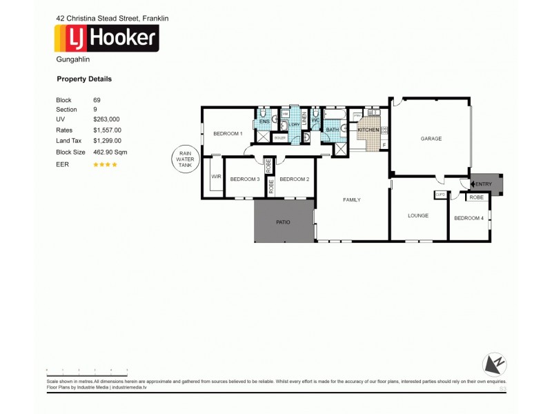 42 Christina Stead, Franklin ACT 2913 Floorplan