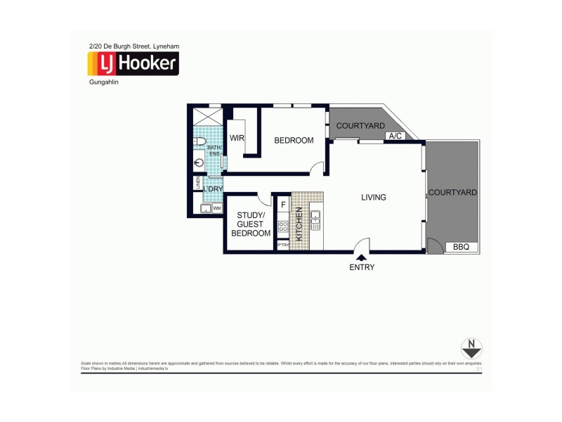 2/20 De Burgh Street, Lyneham ACT 2602 Floorplan