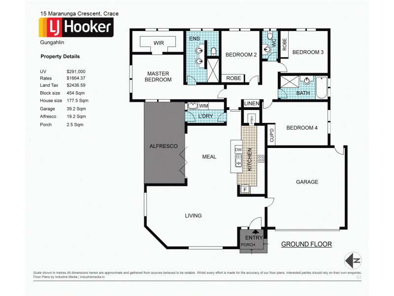 15 Maranunga Crescent, Crace ACT 2911 Floorplan