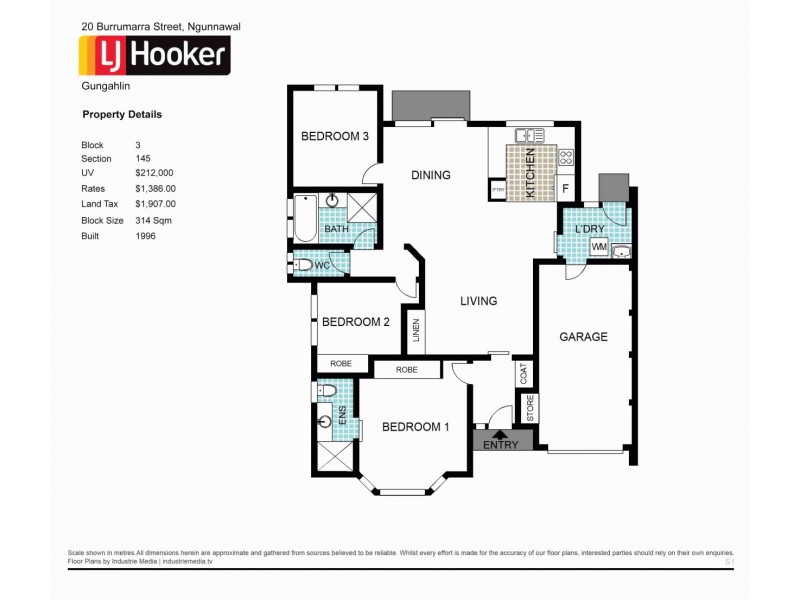 20 Burrumarra Avenue, Ngunnawal ACT 2913 Floorplan