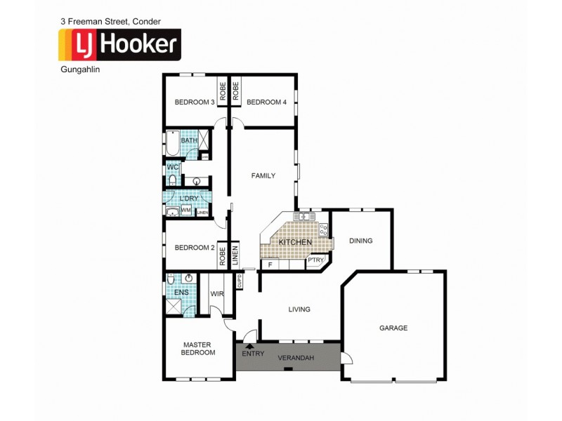 3 Freeman Street, Conder ACT 2906 Floorplan