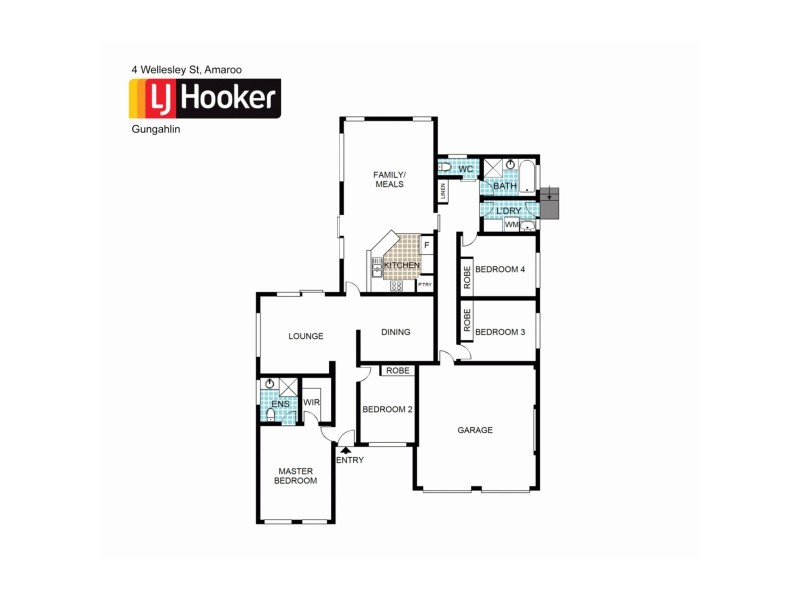 4 Wellesley Street, Amaroo ACT 2914 Floorplan