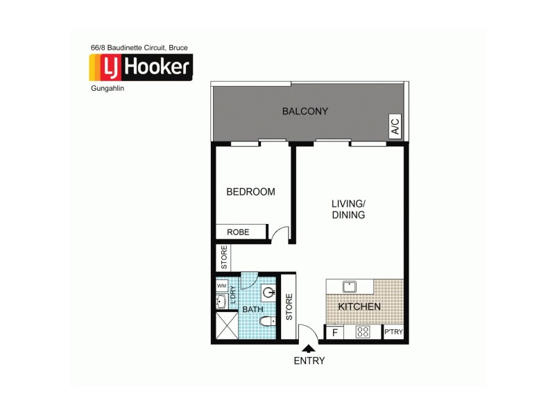 66/8 Baudinette Circuit, Bruce ACT 2617 Floorplan