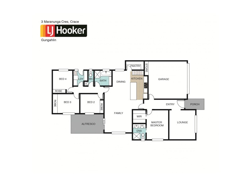 3 Maranunga Crescent, Crace ACT 2911 Floorplan