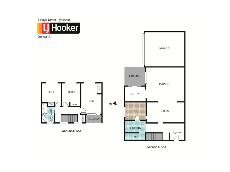 1 Boyd Street, Lyneham ACT 2602 Floorplan