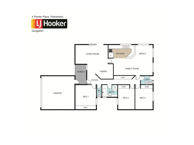 4 Painter Place, Palmerston ACT 2913 Floorplan