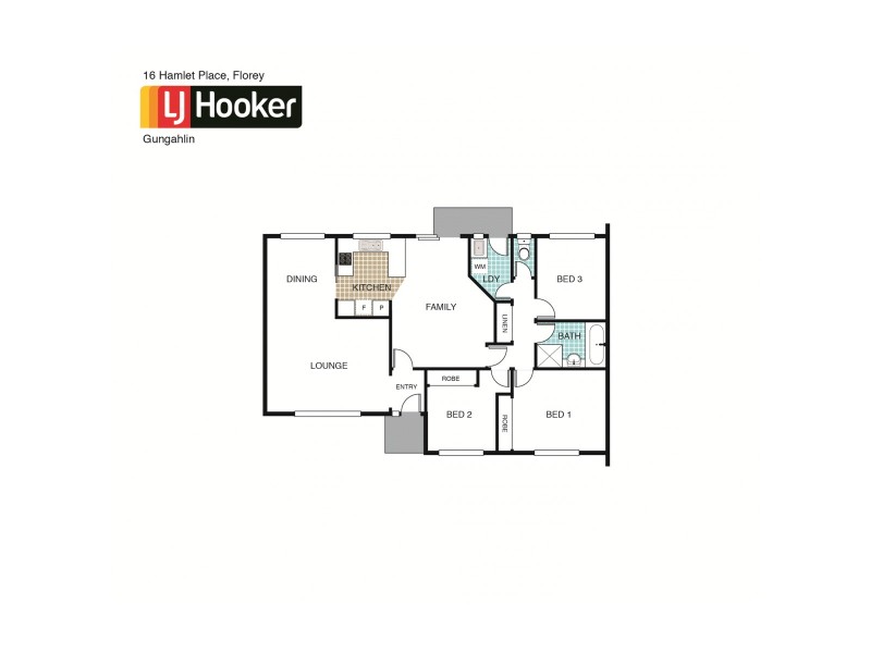 16 Hamlet Place, Florey ACT 2615 Floorplan