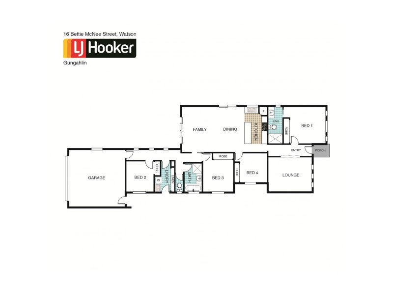 16 Bettie McNee Street, Watson ACT 2602 Floorplan