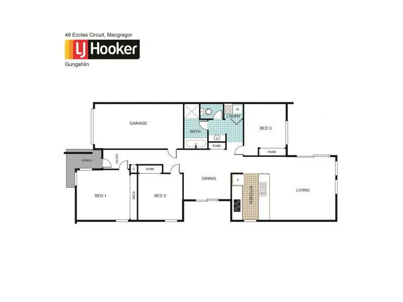 46 Eccles Circuit, Macgregor ACT 2615 Floorplan