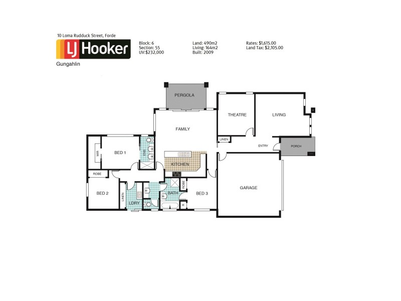10 Loma Rudduck Street, Forde ACT 2914 Floorplan