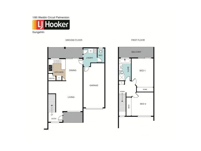1/95 Weddin Circuit, Palmerston ACT 2913 Floorplan