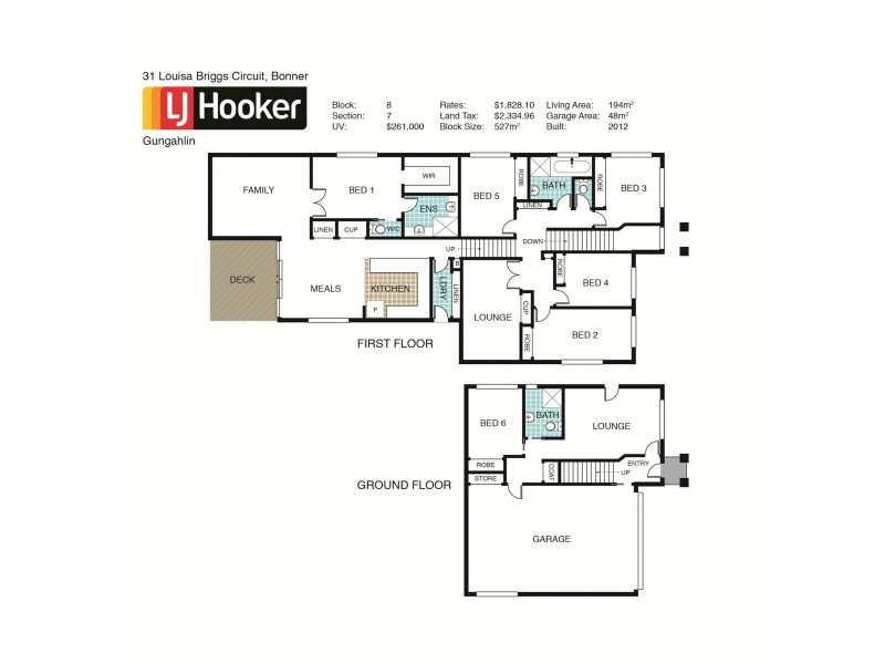 31 Louisa Briggs Circuit, Bonner ACT 2914 Floorplan
