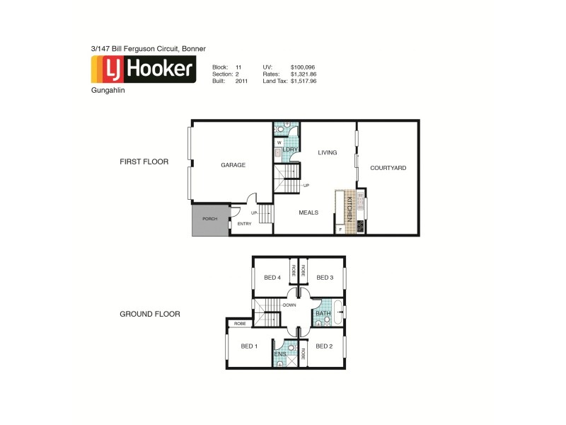 3/147 Bill Ferguson Circuit, Bonner ACT 2914 Floorplan