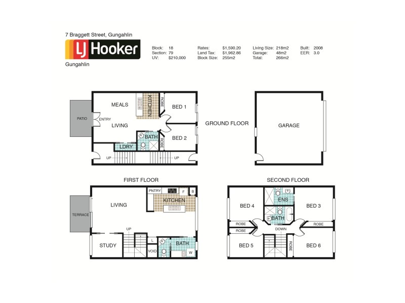 7 Braggett Street, Gungahlin ACT 2912 Floorplan
