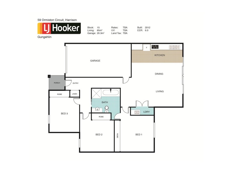 59 Ormiston Circuit, Harrison ACT 2914 Floorplan