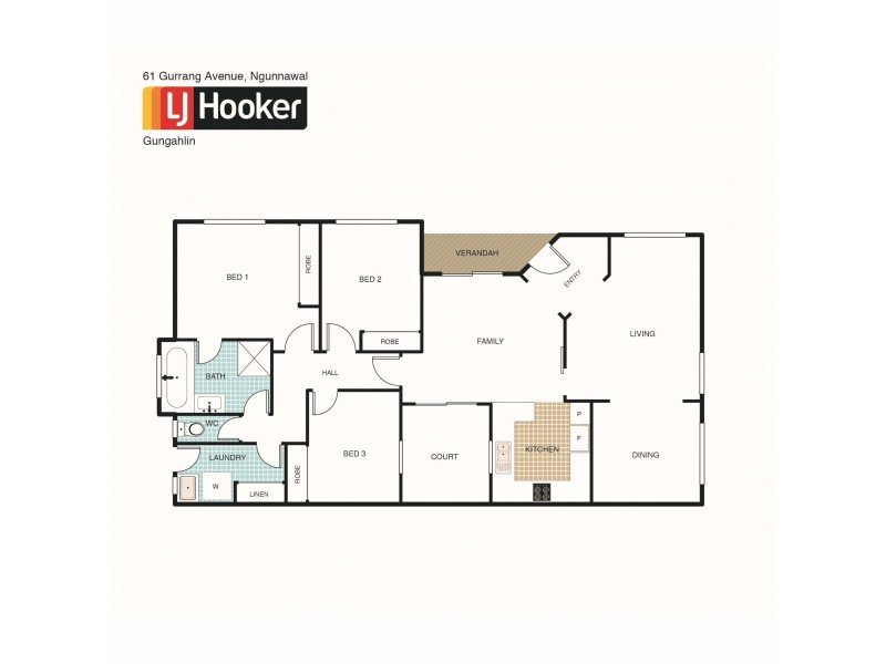 61 Gurrang Avenue, Ngunnawal ACT 2913 Floorplan