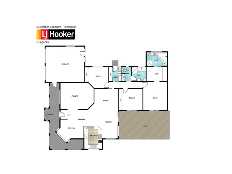 53 Bimberi Crescent, Palmerston ACT 2913 Floorplan