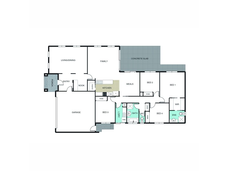 14 Ada Baker Street, Forde ACT 2914 Floorplan