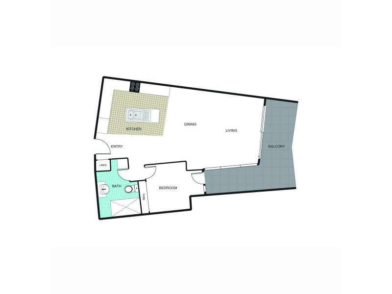 1011/240 Bunda Street, Canberra ACT 2600 Floorplan