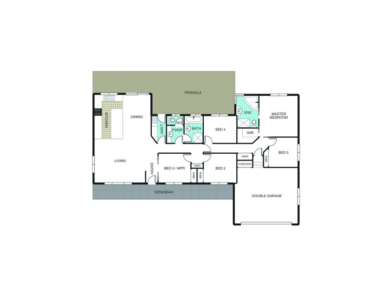 47 Kirkcaldie Circuit, Chisholm ACT 2905 Floorplan