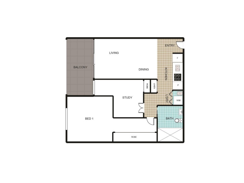 1 Bed + Study 24/2 Hinder Street, Gungahlin ACT 2912