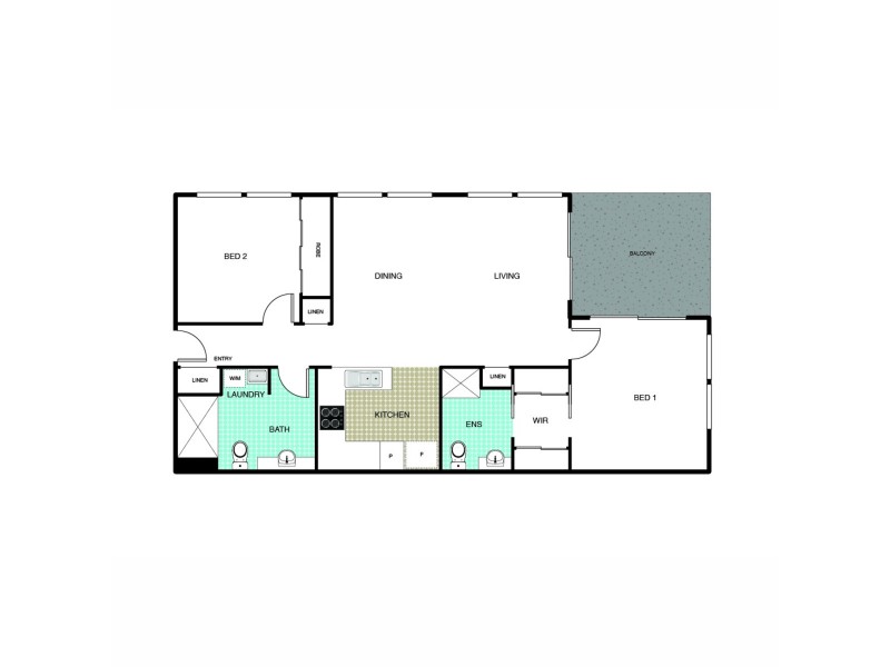 19/27 Berrigan Crescent, O’connor ACT 2602 Floorplan