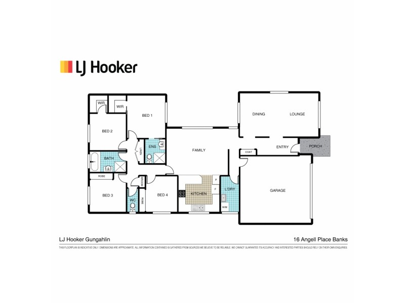16 Angell Place, Banks ACT 2906 Floorplan