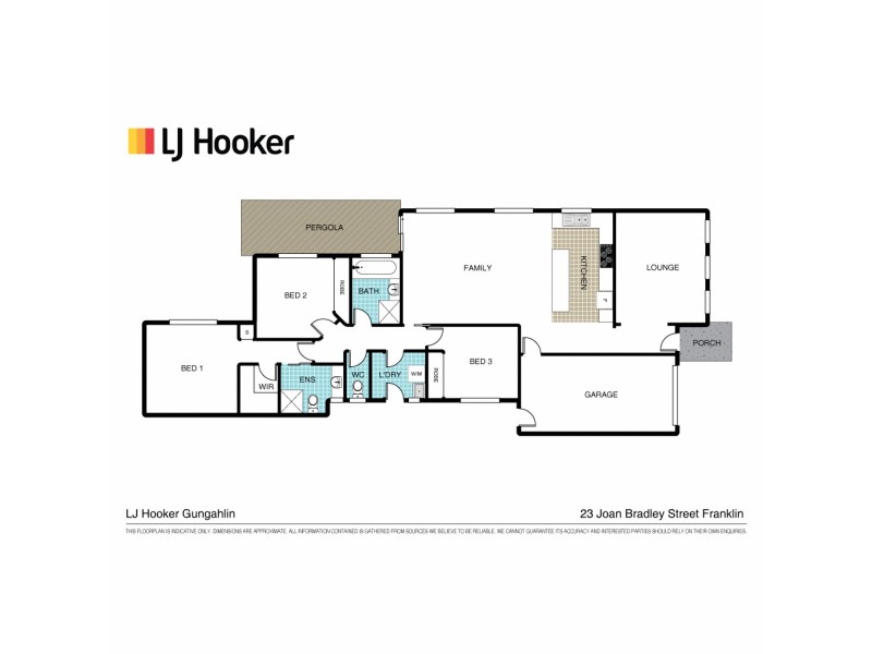 23 Joan Bradley Street, Franklin ACT 2913 Floorplan