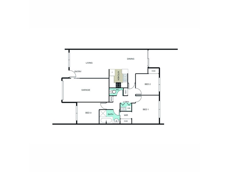 6/80 Paul Coe  Crescent, Ngunnawal ACT 2913 Floorplan