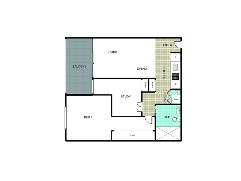 1 Bed + Study 24/2 Hinder Street, Gungahlin ACT 2912
