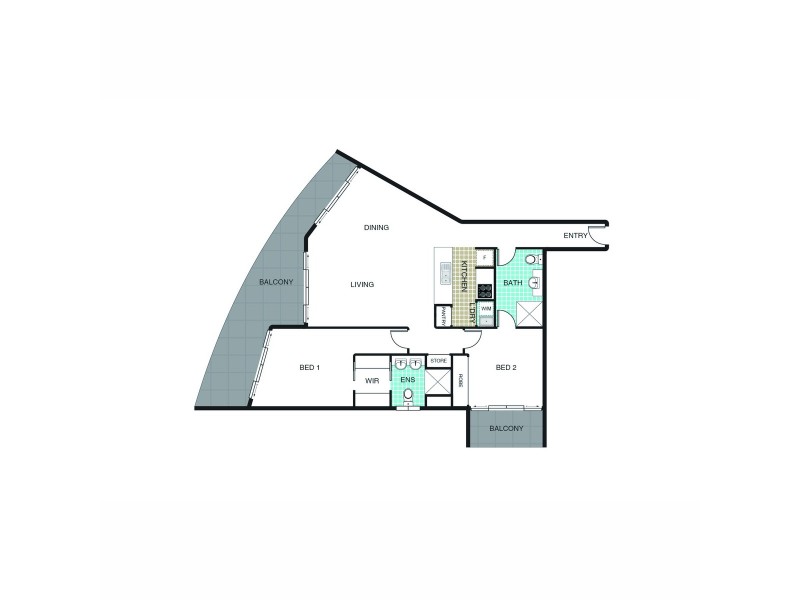 195/1 Mouat Street, Lyneham ACT 2602 Floorplan